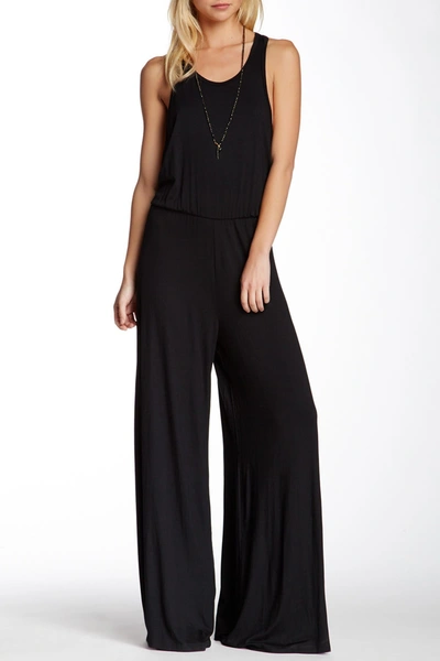 Go Couture Keyhole Back Jumpsuit In Black