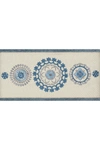 Linum Home Turkish Cotton Geometric Design Bath Towel In Teal