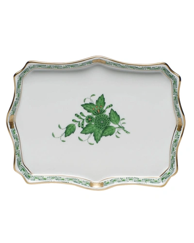 Herend Chinese Bouquet Green Small Tray