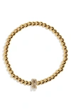 Baublebar Pisa Initial Beaded Bracelet In R