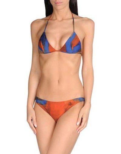 Vivienne Westwood Anglomania Bikinis In Rust