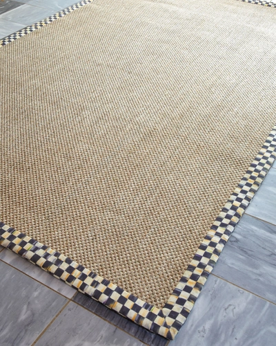 Mackenzie-childs Courtly Check Sisal Rug, 2' X 3' In Multi Colors