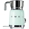 Smeg Green Retro-style Milk Frother In Pastel Green