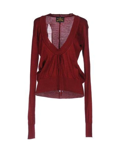 Vivienne Westwood Anglomania Sweaters In Maroon