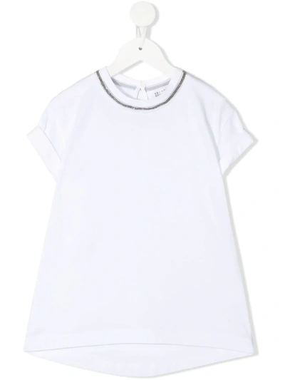Brunello Cucinelli Kids' Short-sleeve T-shirt In Unico