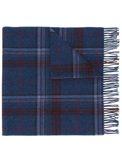 Polo Ralph Lauren Checked Fringed Scarf