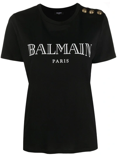 Balmain Vintage T-shirt In Black