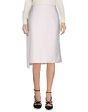 3.1 Phillip Lim / フィリップ リム Knee Length Skirt In Light Grey