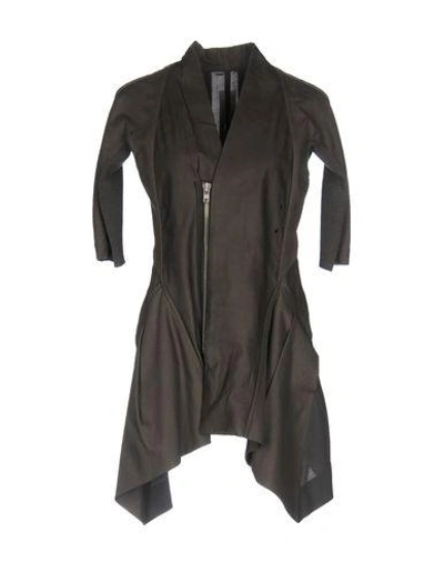 Rick Owens Full-length Jacket In Grey