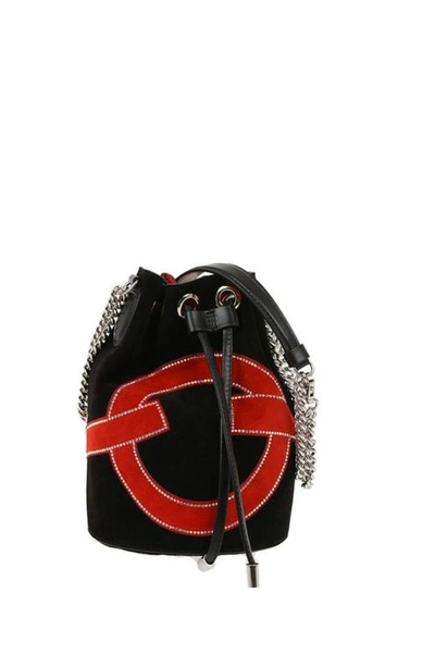 Christian Louboutin Women's Black Leather Shoulder Bag