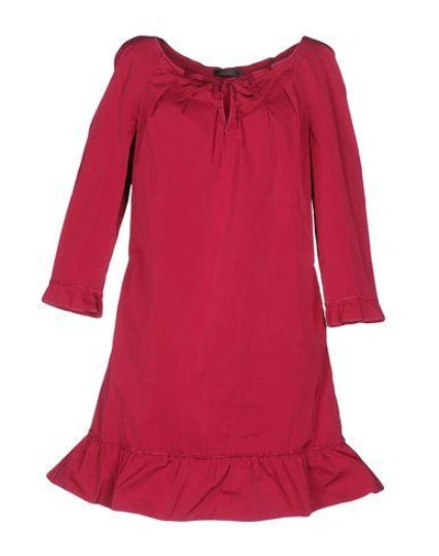 Nina Ricci Short Dress In Fuchsia
