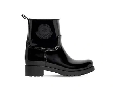 Moncler Ladies Ginette Rain Boots In Nero