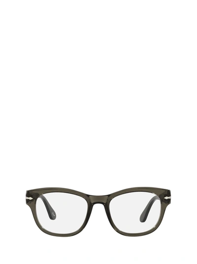 Persol Po3270v Opal Smoke Unisex Eyeglasses In Black