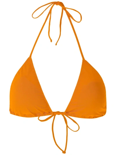 Clube Bossa Aava Triangle Bikini Top In Orange