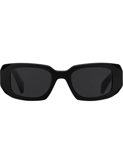 Prada Runway Sunglasses In Black