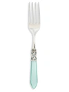 Vietri Aladdin Antique Aqua Serving Fork In Turq/aqua