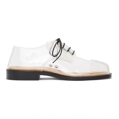 Maison Margiela Transparent Tabi Loafers In H7057 Clear