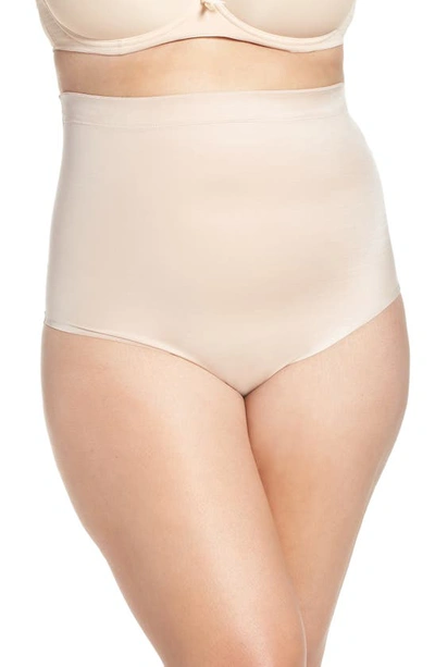 Spanxr Suit Your Fancy High Waist Thong In Champagne Beige