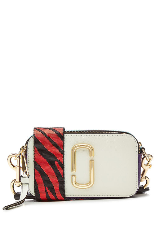 Marc Jacobs Leather Shoulder Bag In Multicolored | ModeSens