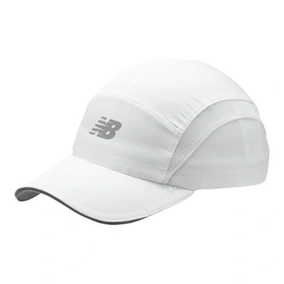 New Balance Unisex 5 Panel Performance Hat In White