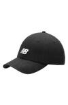 New Balance Unisex Classic Nb Curved Brim Hat In Black