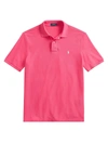 Polo Ralph Lauren Men's The Iconic Mesh Polo Shirt In Hot Pink Cream