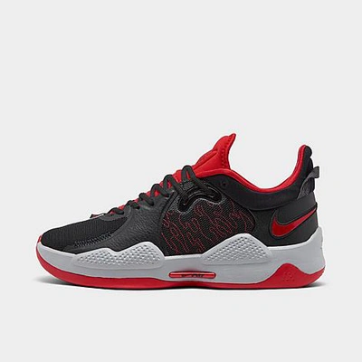 Nike Pg 5 Low-top Sneakers In Black/univ Red/white