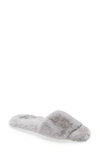 Bp. Livie Plush Slide Slipper In Grey Drizzle