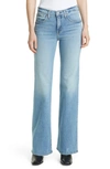 Nili Lotan Celia Bootcut Jeans In Light Blue Wash