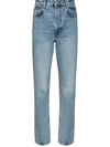 Reformation Cynthia High Waist Relaxed Jeans In Tangier