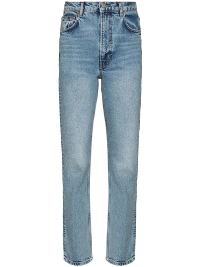 Reformation Cynthia High Waist Relaxed Jeans In Tangier