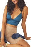 Free People Intimately Fp Sage Longline Bralette In Midnight Cowboy
