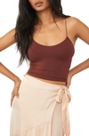 Free People Intimately Fp Crop Top In Cappuccino