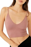 Free People Intimately Fp Crop Top In Crushed