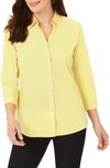 Foxcroft Mary Button-up Blouse In Sunlight