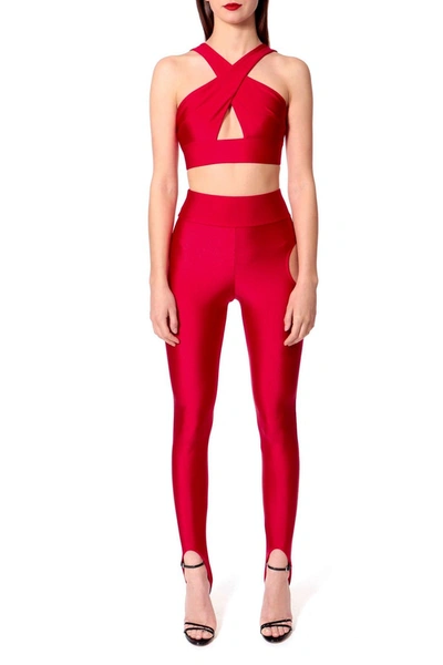 Aggi Leggings Winnie Lollipop In Red