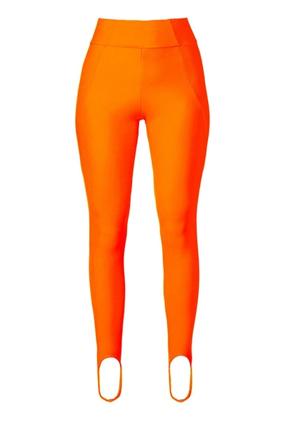 Aggi Leggings Gia Neon Orange In Yellow/orange