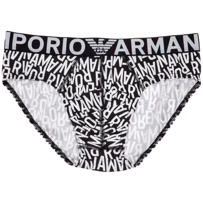 Emporio Armani Men's Underwear Briefs In Black