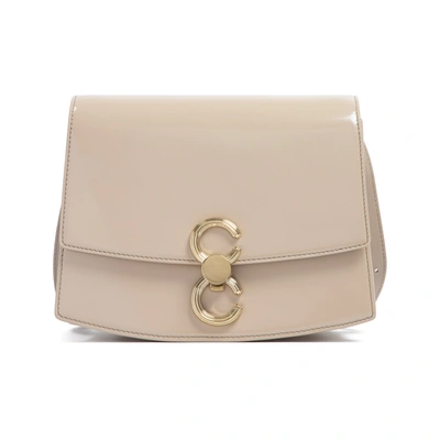 CAFUNÉ　Pendulum Bag　カフネ Cafuné Cafune Classic Pendulum Flap Bag In Nude & Neutrals