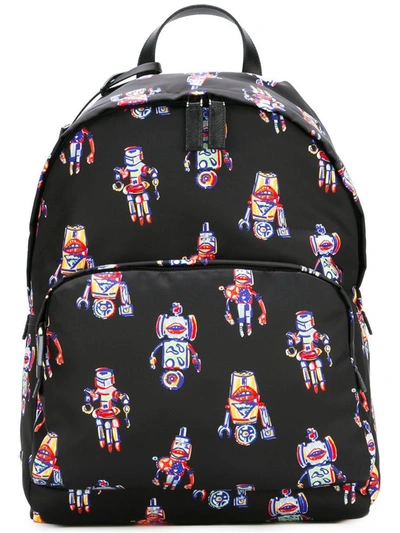 Prada Backpacks Multicolor In Nero