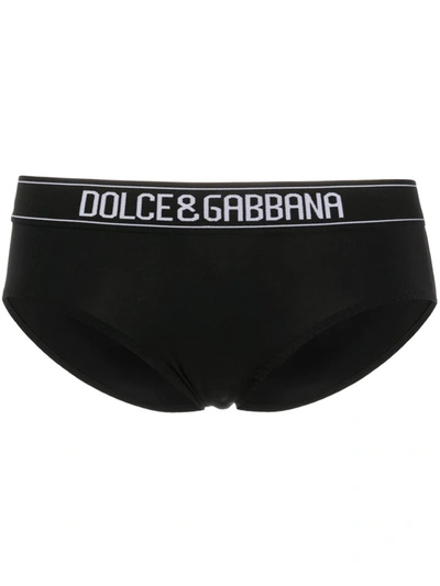 Dolce & Gabbana Dolce&gabbana Logo-waistband Briefs In Pink