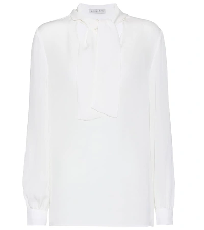 Etro Silk Blouse In White