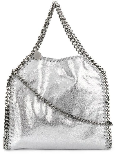 Stella Mccartney Small Falabella Tote - Metallic In Metallic