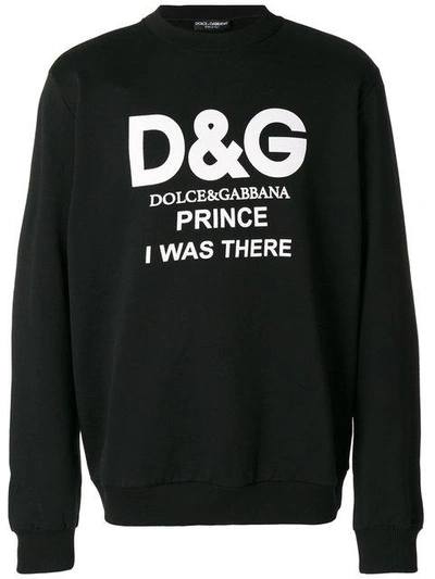 Dolce & Gabbana Prince Branded Sweatshirt In Multi | ModeSens