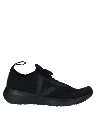Veja X Rick Owens Men's Shoes Nylon Trainers Sneakers V-knit In Black