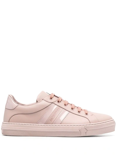 Moncler Ariel Lace-up Sneakers In Pink