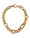 Cult Gaia Reyes Mixed Chunky Link Necklace, 20.5-21.5 In Gold
