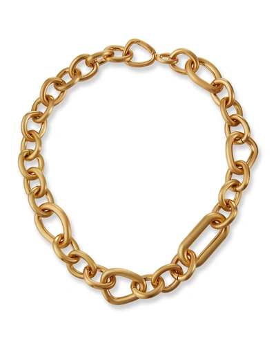 Cult Gaia Reyes Chain Necklace In Brown