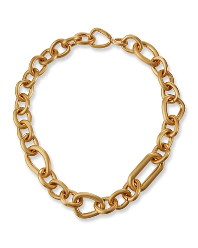 Cult Gaia Reyes Chain Necklace In Brass