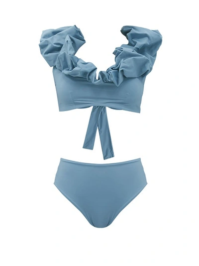Maygel Coronel Lucila High-rise Two-piece Swimsuit